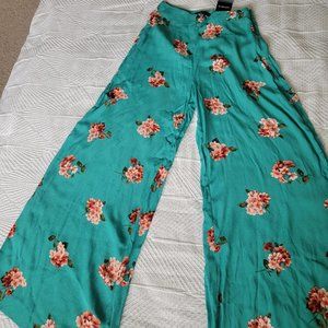 Forever 21 Floral Palazzo Pants